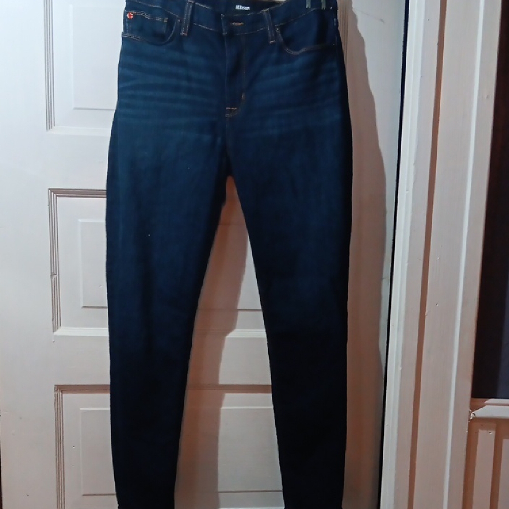Hudson Jeans Midnight Blue Skinny Women's Jeans Size 30 And 27 Inseam.